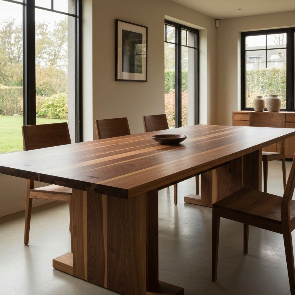 Handcrafted oak benchtop and cabinetry detail